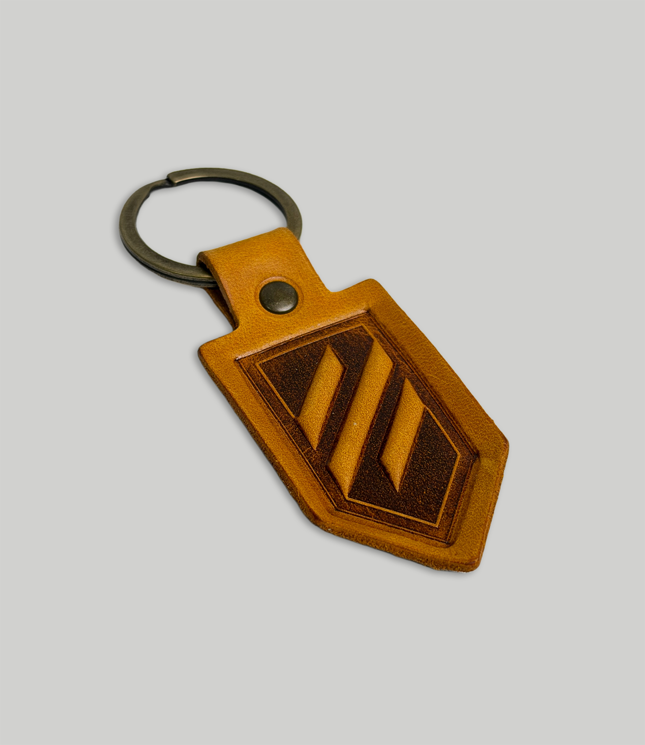 Leather Keychain AB3 ARMY