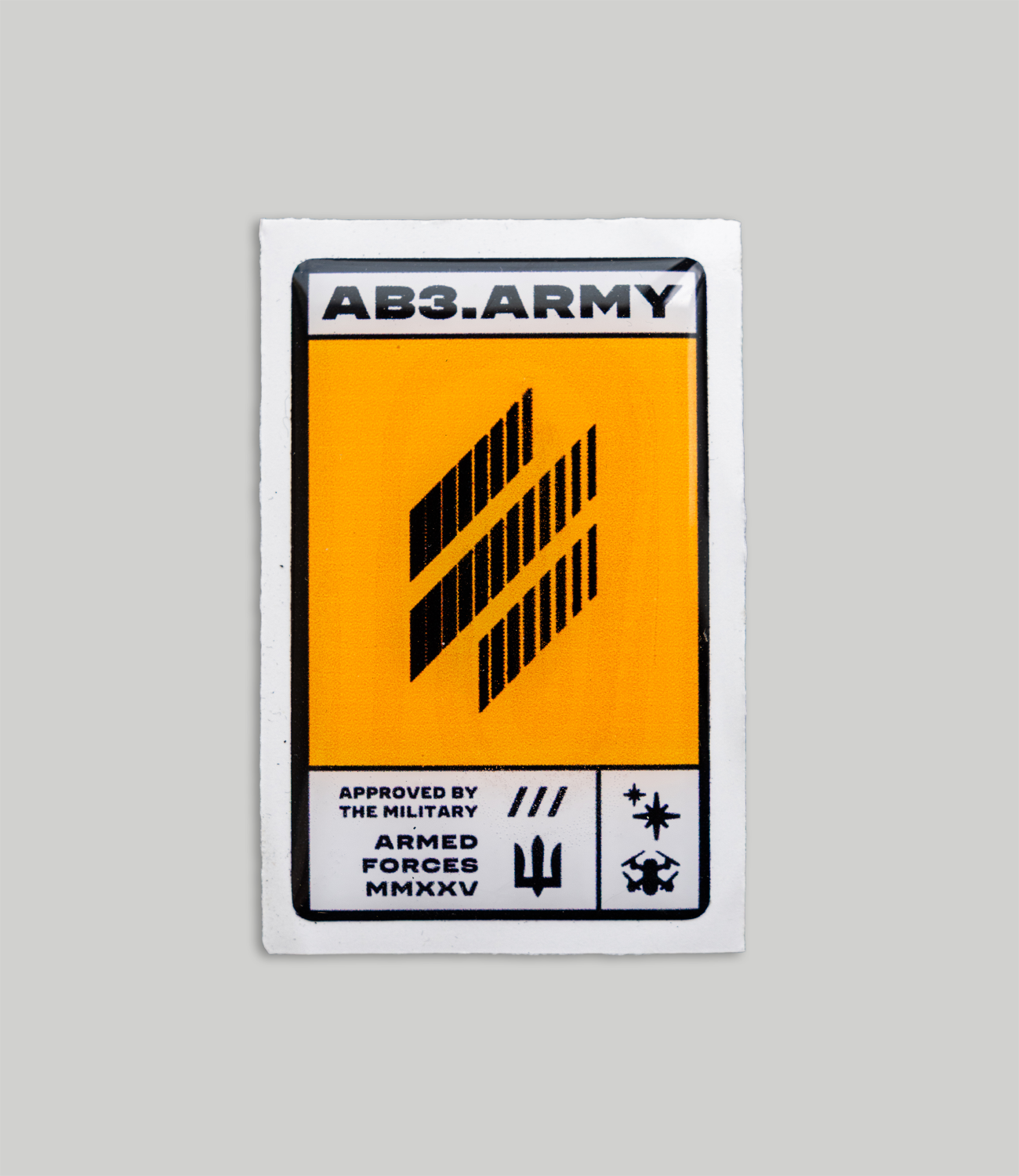 Sticker Ab3 Army Stroke Resin