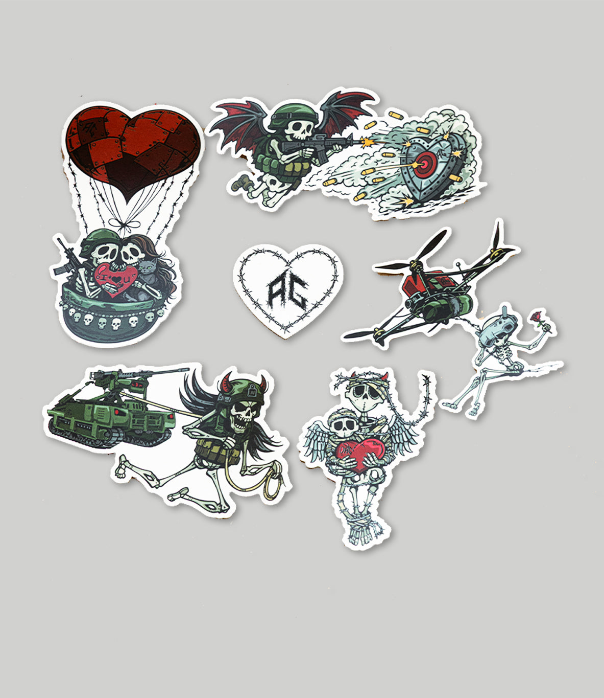 Sticker Pack Assault Group “Love Is Not Demobilized”