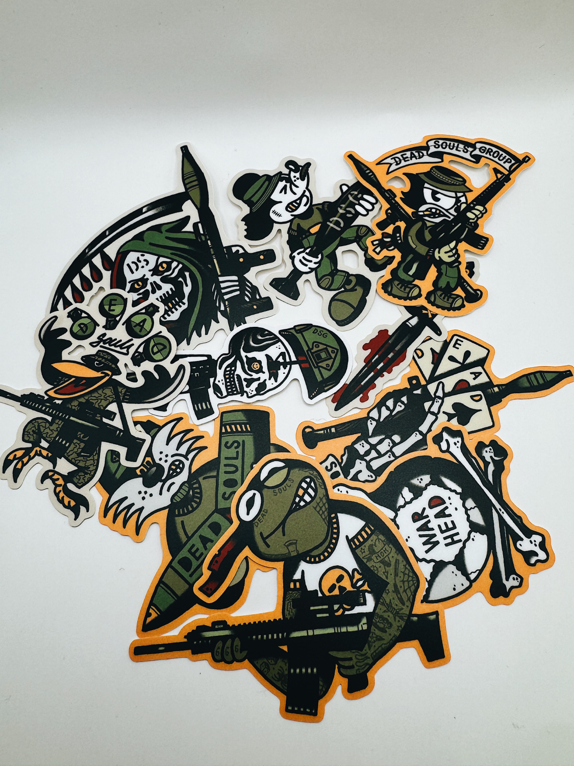 Sticker Pack DSG "WAR HEAD"